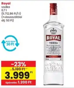 Interspar Royal vodka ajánlat