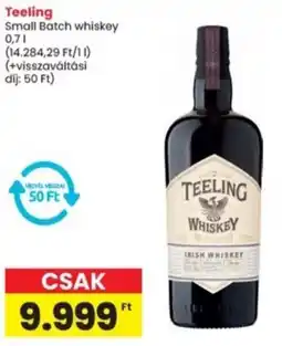 Interspar Teeling Small Batch whiskey ajánlat