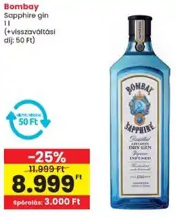 Interspar Bombay Sapphire gin ajánlat