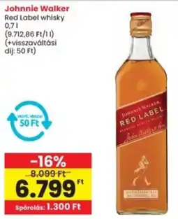 Interspar Johnnie Walker Red Label whisky ajánlat