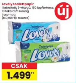 Interspar Lovely toalettpapír ajánlat