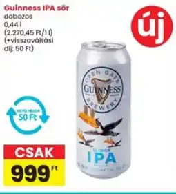 Interspar Guinness IPA sör ajánlat