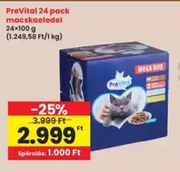 Interspar PreVital 24 pack macskaeledel ajánlat