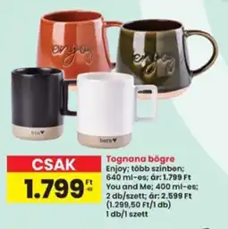 Interspar Tognana bögre ajánlat