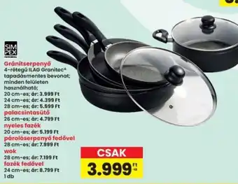 Interspar SIM PEX Gránitserpenyő ajánlat