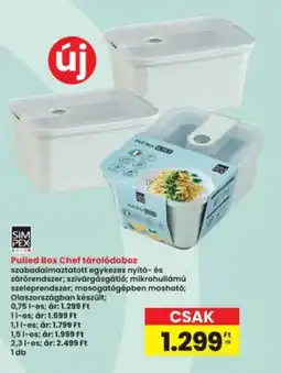 Interspar SIM PEX Pulled Box Chef tárolódoboz ajánlat