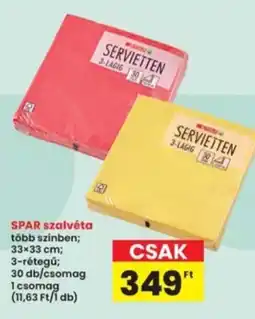 Interspar SPAR szalvéta ajánlat