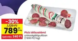 Interspar Pick téliszalámi ajánlat