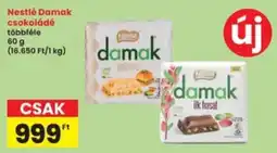 Interspar Nestlé Damak csokoládé ajánlat