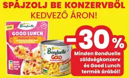 Spar Bonduelle zöldségkonzerv és Good Lunch termék ajánlat