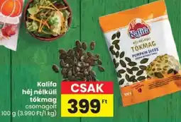 Spar Kalifa héj nélküli tökmag ajánlat