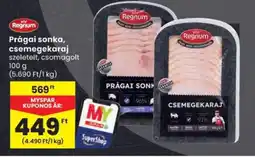 Spar Regnum Prágai sonka, csemegekaraj ajánlat