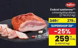 Spar Regnum Csécsi szalonna ajánlat