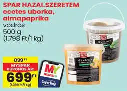 Spar SPAR HAZAI.SZERETEM ecetes uborka, almapaprika ajánlat