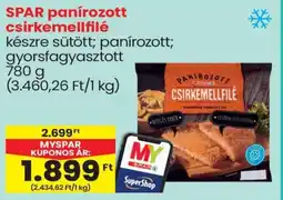 Spar SPAR panírozott csirkemellfilé ajánlat