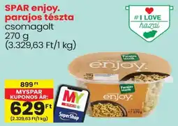 Spar SPAR enjoy. parajos tészta ajánlat
