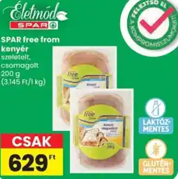 Spar SPAR free from kenyér ajánlat