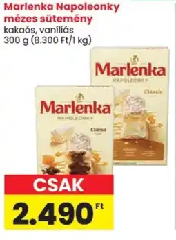 Spar Marlenka Napoleonky mézes sütemény ajánlat