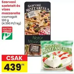 Spar Szarvasi szeletelt és vizes mozzarella ajánlat