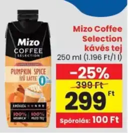 Spar Mizo Coffee Selection kávés tej ajánlat