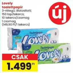 Spar Lovely toalettpapír ajánlat