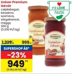 Spar Univer Premium lekvár ajánlat