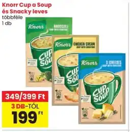 Spar Knorr Cup a Soup és Snacky leves ajánlat