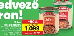 Spar Globus készételkonzerv ajánlat