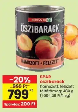 Spar SPAR őszibarack ajánlat
