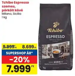 Spar Tchibo Espresso szemes, pörkölt kávé ajánlat