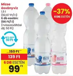 Spar Mizse ásványvíz ajánlat