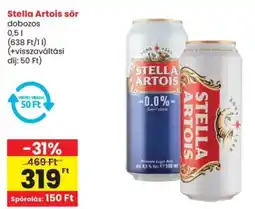 Spar Stella Artois sör ajánlat