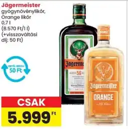 Spar Jägermeister ajánlat