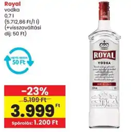 Spar Royal vodka ajánlat