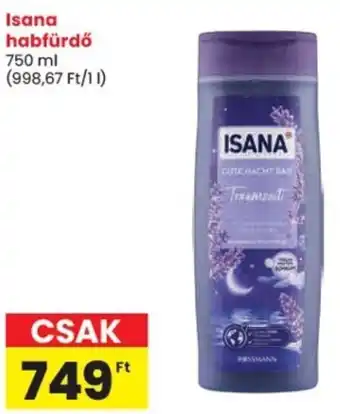 Spar Isana habfürdő ajánlat