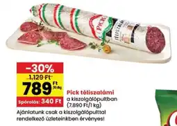 Spar Pick téliszalámi ajánlat