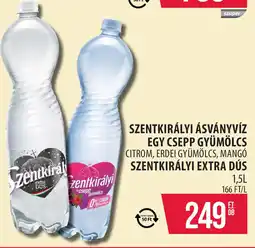 Coop Szentkirályi ásványvíz egy csepp gyümölcs ajánlat