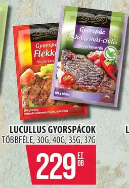 Coop Lucullus gyorspácok ajánlat