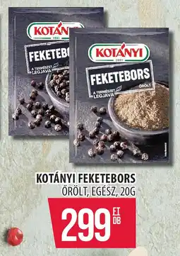 Coop Kotányi feketebors ajánlat
