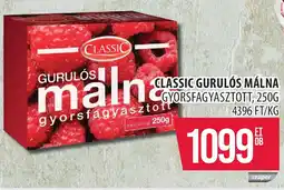 Coop Classic gurulós málna ajánlat