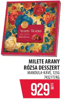 Coop Milete arany rózsa desszert ajánlat