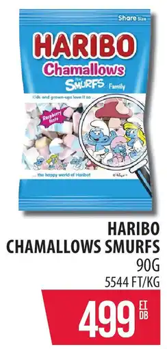Coop Haribo chamallows smurfs ajánlat