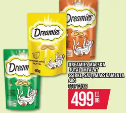 Coop Dreamies macska jutalomfalat csirke, sajt, macskamenta ajánlat