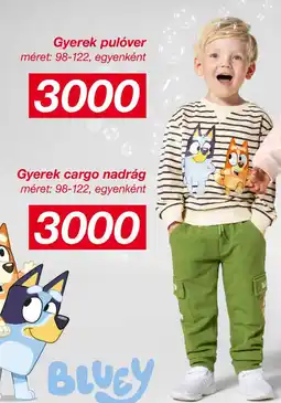 Kik Gyerek cargo nadrág ajánlat