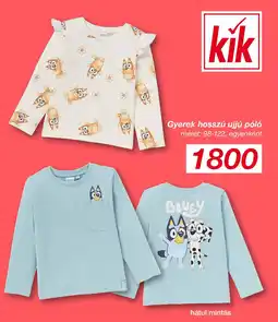 Kik Gyerek hosszú ujjú póló ajánlat