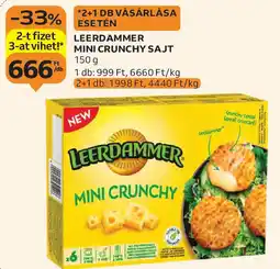 Auchan Leerdammer mini crunchy sajt ajánlat