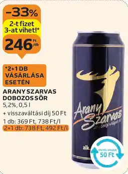 Auchan Arany szarvas dobozossör ajánlat