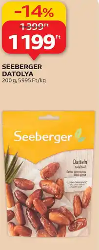Auchan Seeberger datolya ajánlat