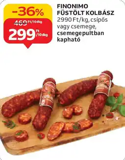 Auchan Finonimo füstölt kolbász ajánlat