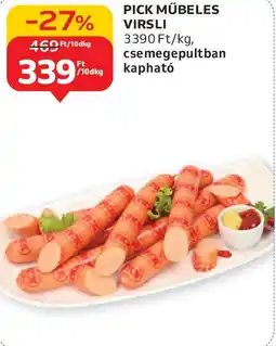 Auchan Pick műbeles virsli ajánlat